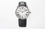 Cartier cufflinks replica Sapphire Glass Imported Swiss Quartz Movement 29.5/36MM Couple Watch